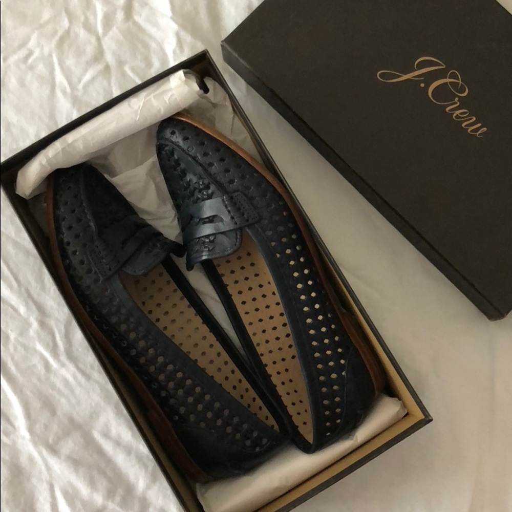 J.Crew Collins Woven Loafers